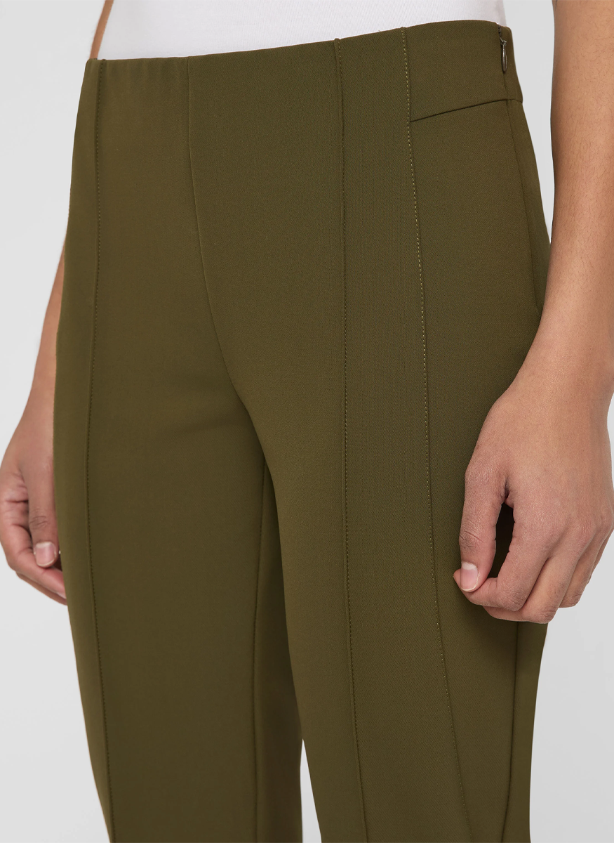 Acclaimed Stretch Gramercy Pant in Forage Green - Lafayette 148 New York