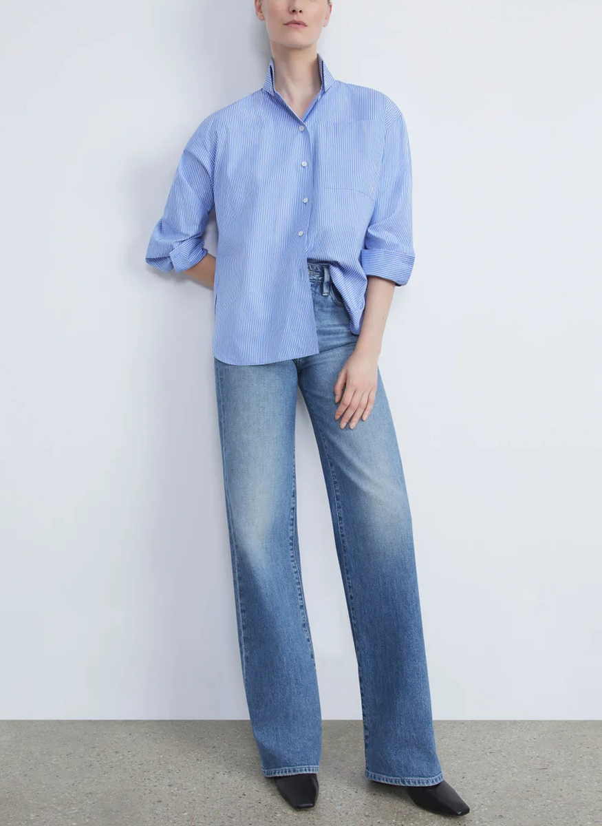 L148 Denim Wyckoff Wide-Leg Jean