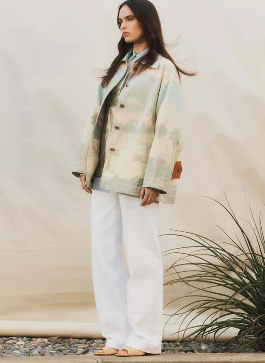 Denim Wyckoff Wide-leg Jean - Lafayette 148 New York