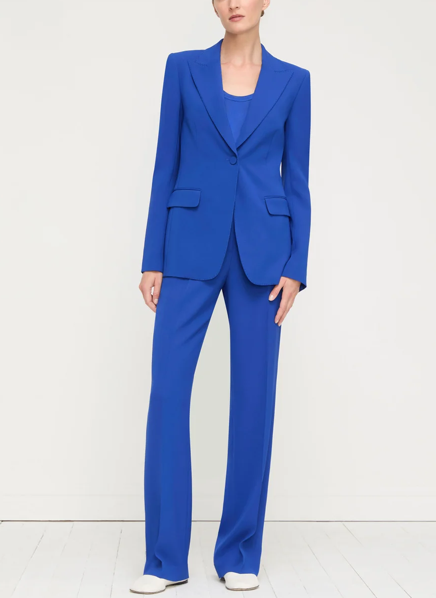 Responsible Finesse Crepe Gates Pant in Galaxy Blue