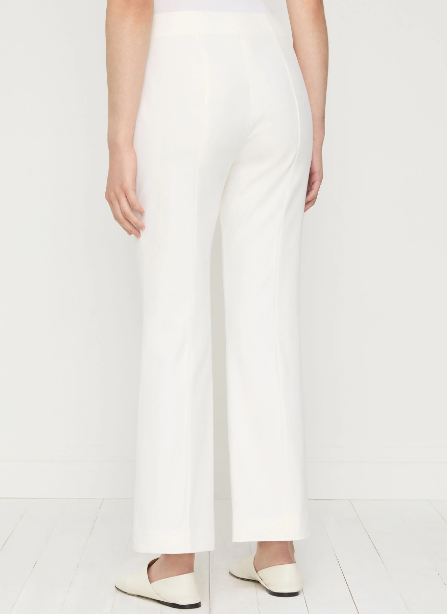 Techno Stretch Twill Vesey Flared Ankle Pant - Lafayette 148 New York