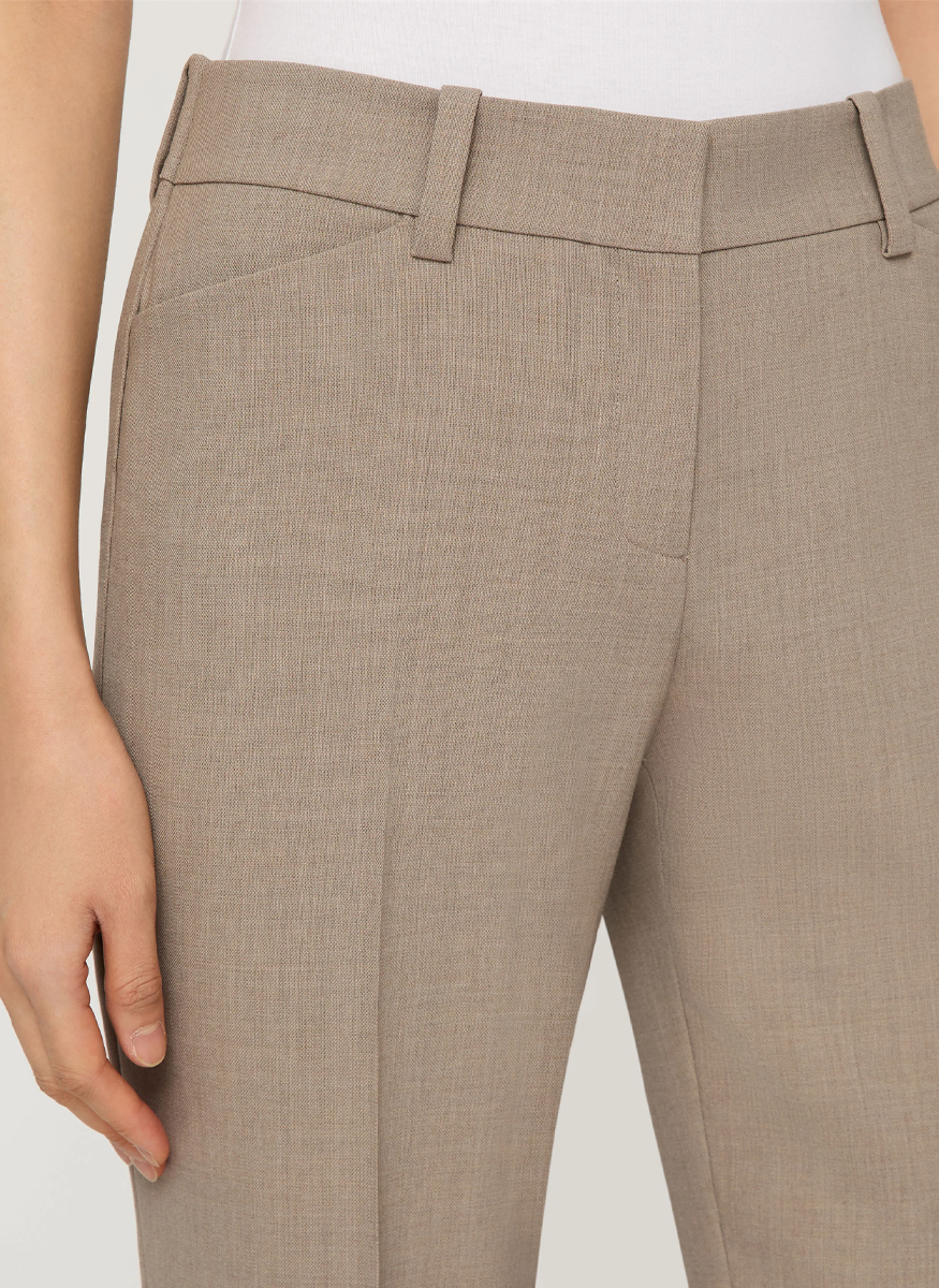 Responsible Stretch Wool Reade Straight Leg Pant - Lafayette 148 New York