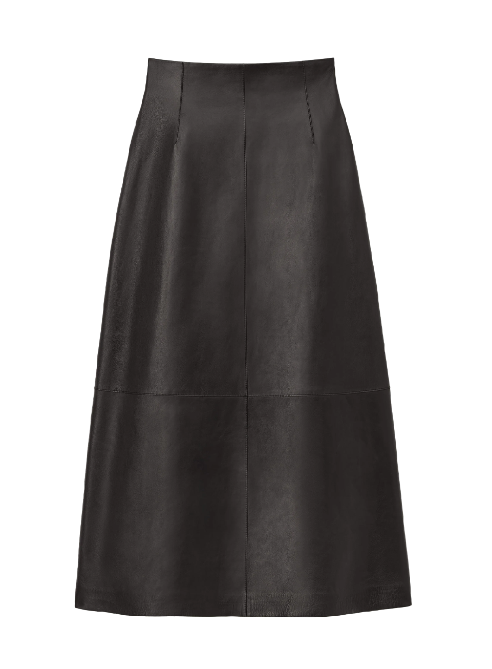 Nappa Lambskin Leather High-Waisted Skirt - Lafayette 148 New York