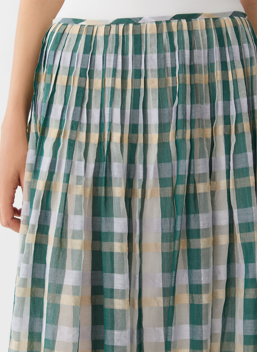 Hand Tucked Maxi Skirt - Lafayette 148 New York