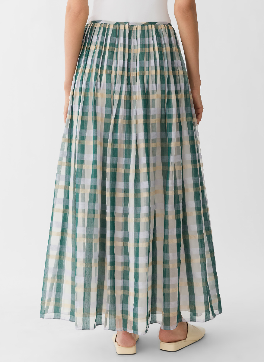 Hand Tucked Maxi Skirt - Lafayette 148 New York
