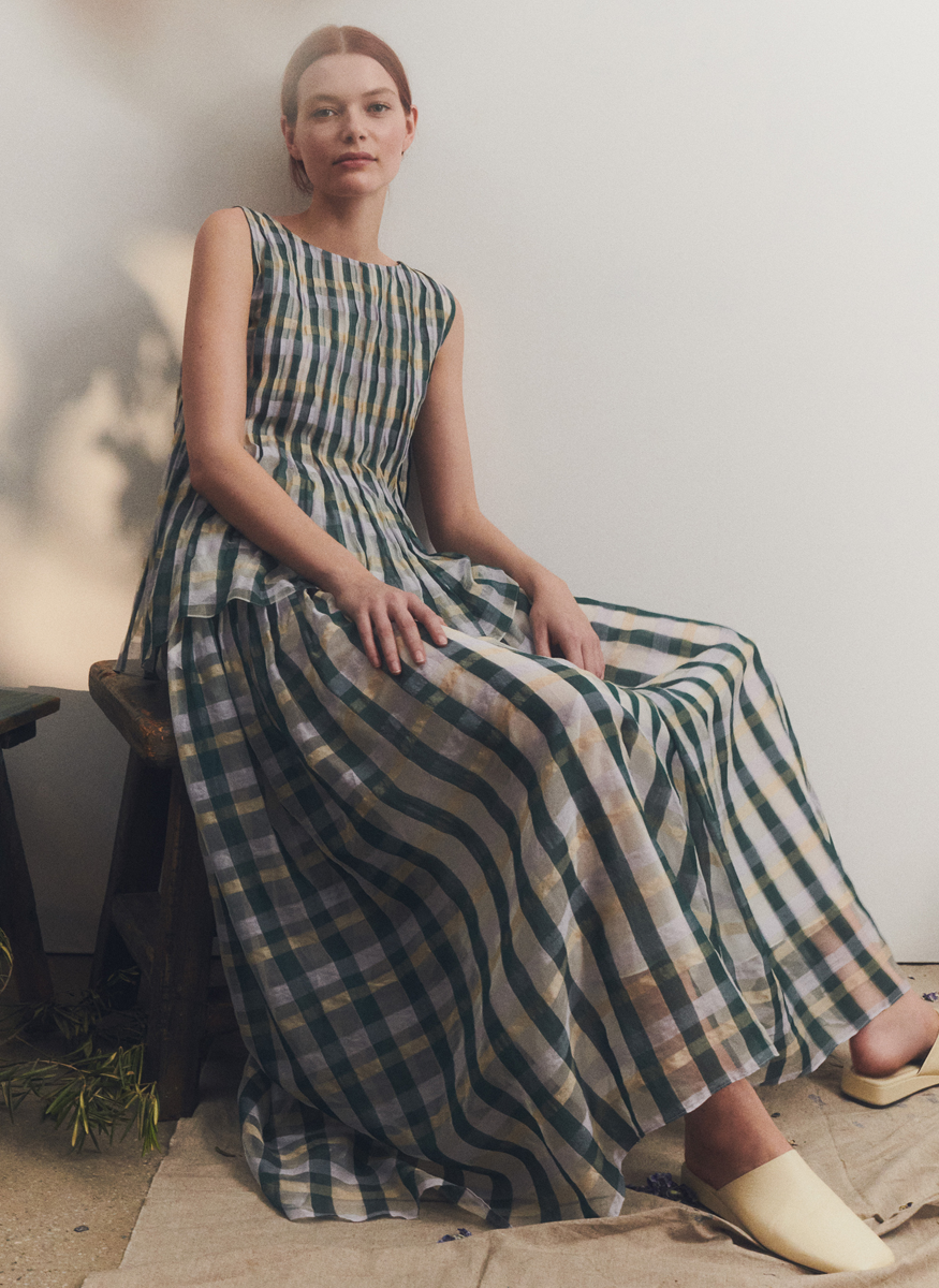 Hand Tucked Maxi Skirt - Lafayette 148 New York