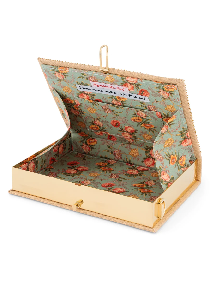 'The Kiss' Book Clutch with Strap - Olympia Le-Tan