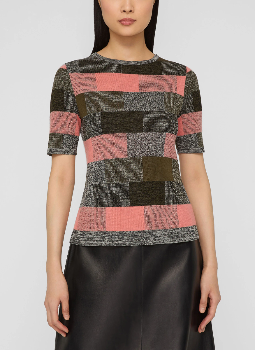 Jacquard Button Front Cardigan Set - Lafayette 148 New York