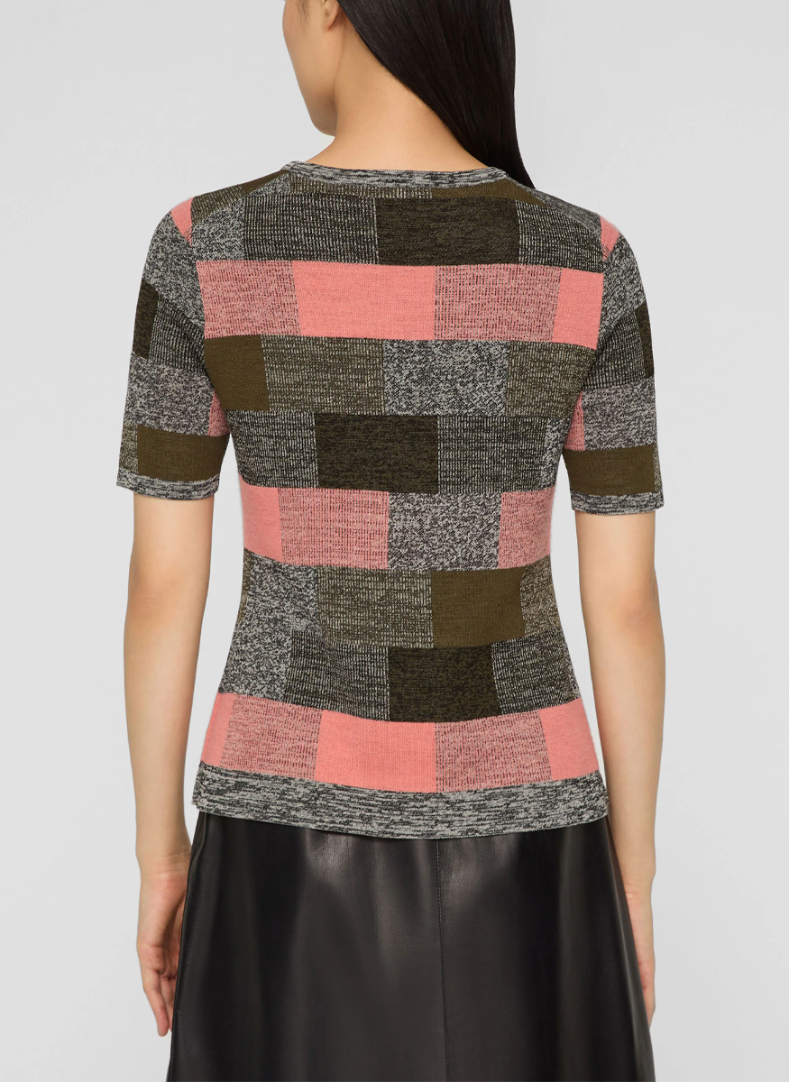 Jacquard Button Front Cardigan Set - Lafayette 148 New York