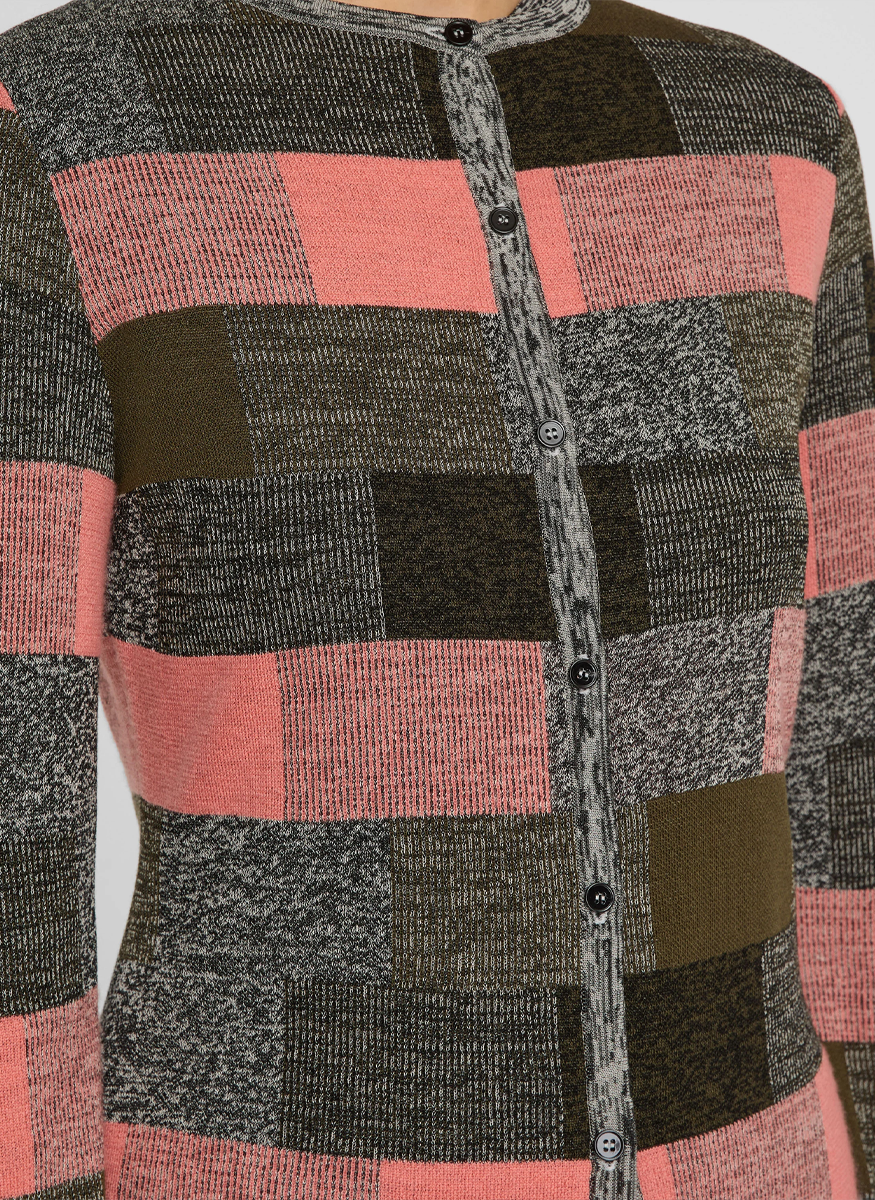 Jacquard Button Front Cardigan Set - Lafayette 148 New York