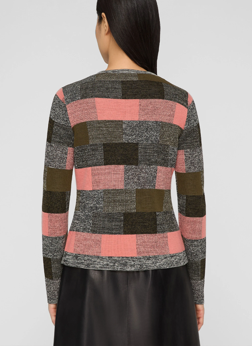 Jacquard Button Front Cardigan Set - Lafayette 148 New York