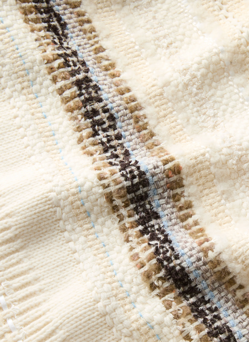 Merino Wool-Cashmere Knit & Handwoven Cardigan - Lafayette 148 New York