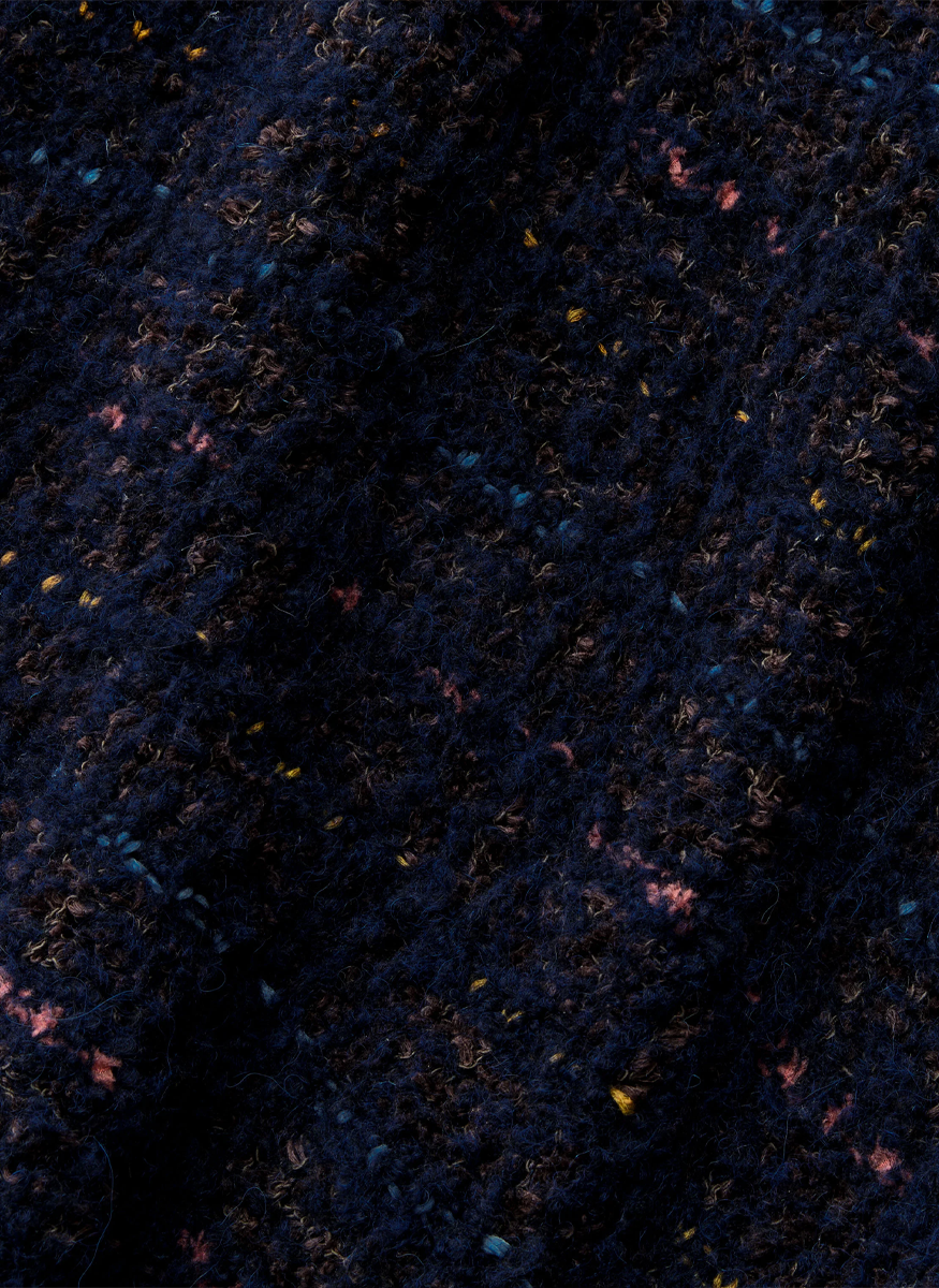 Lofty Alpaca-Linen Bouclé Turtleneck Sweater - Lafayette 148 New York