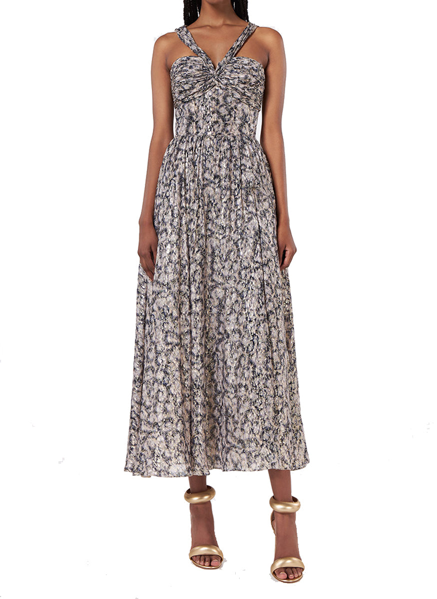 Marceau Leopard Print Midi Dress – Elizabeth Anthony