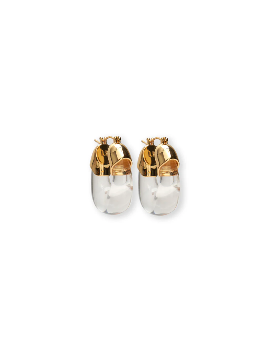Mini Organic Hoops, Clear