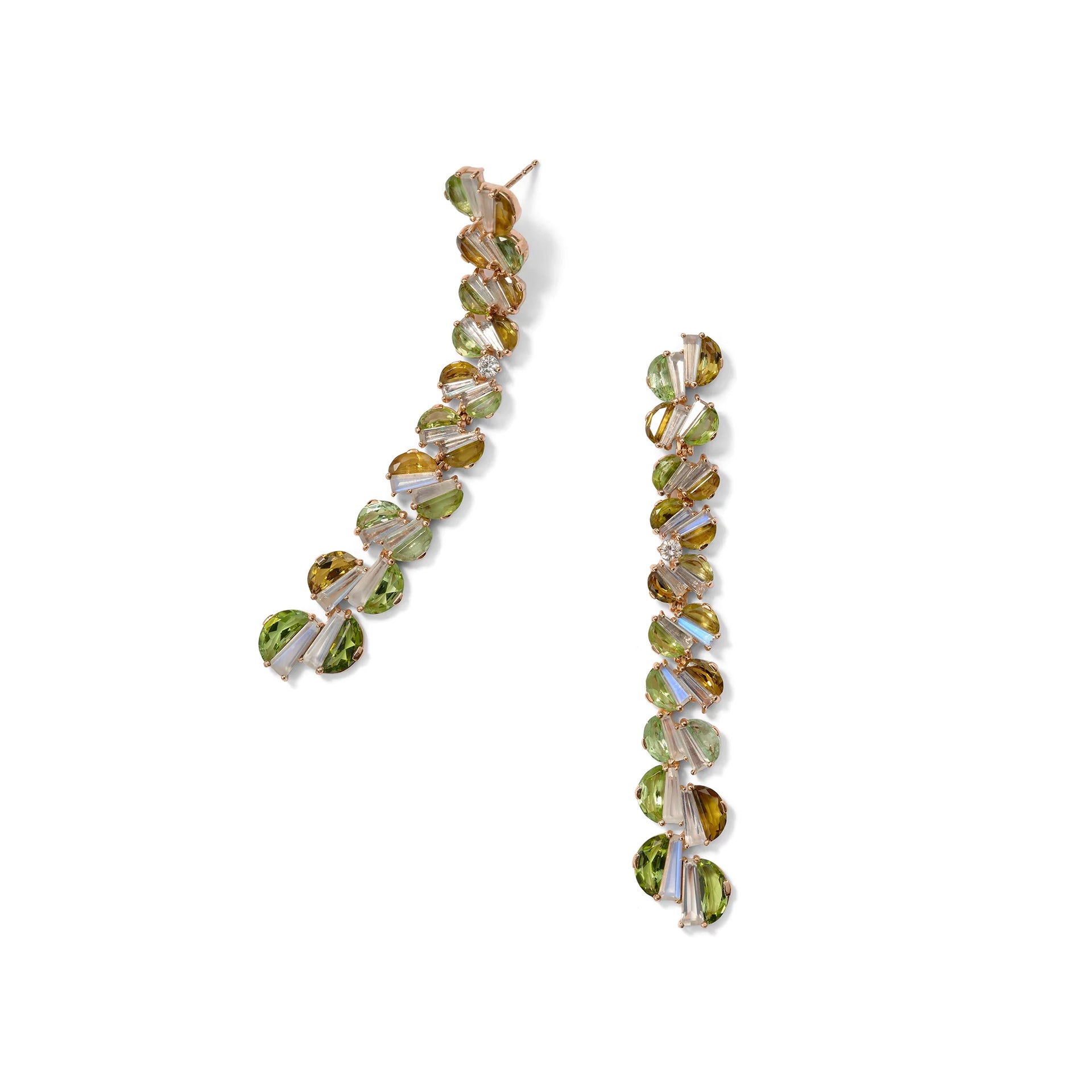 Shirred Columns Earrings