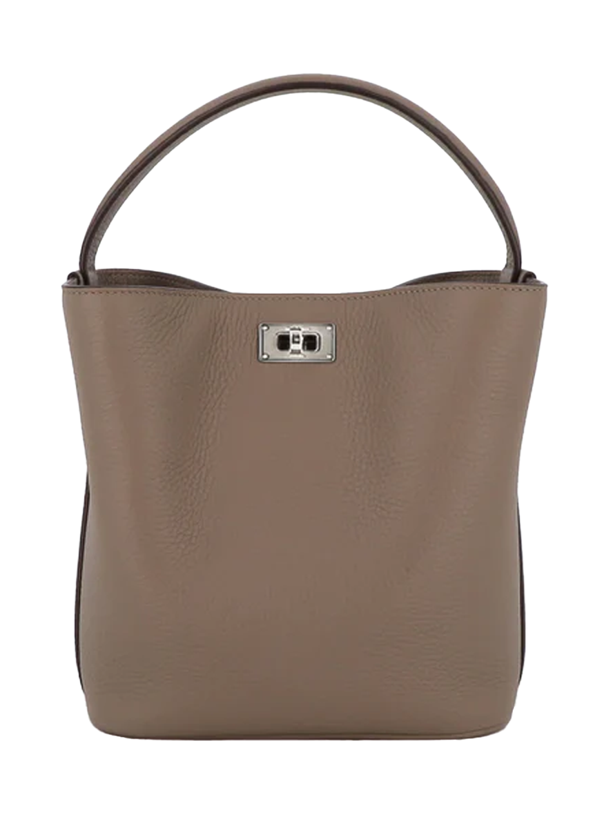 Odeon Mini Bucket Bag in Elephant