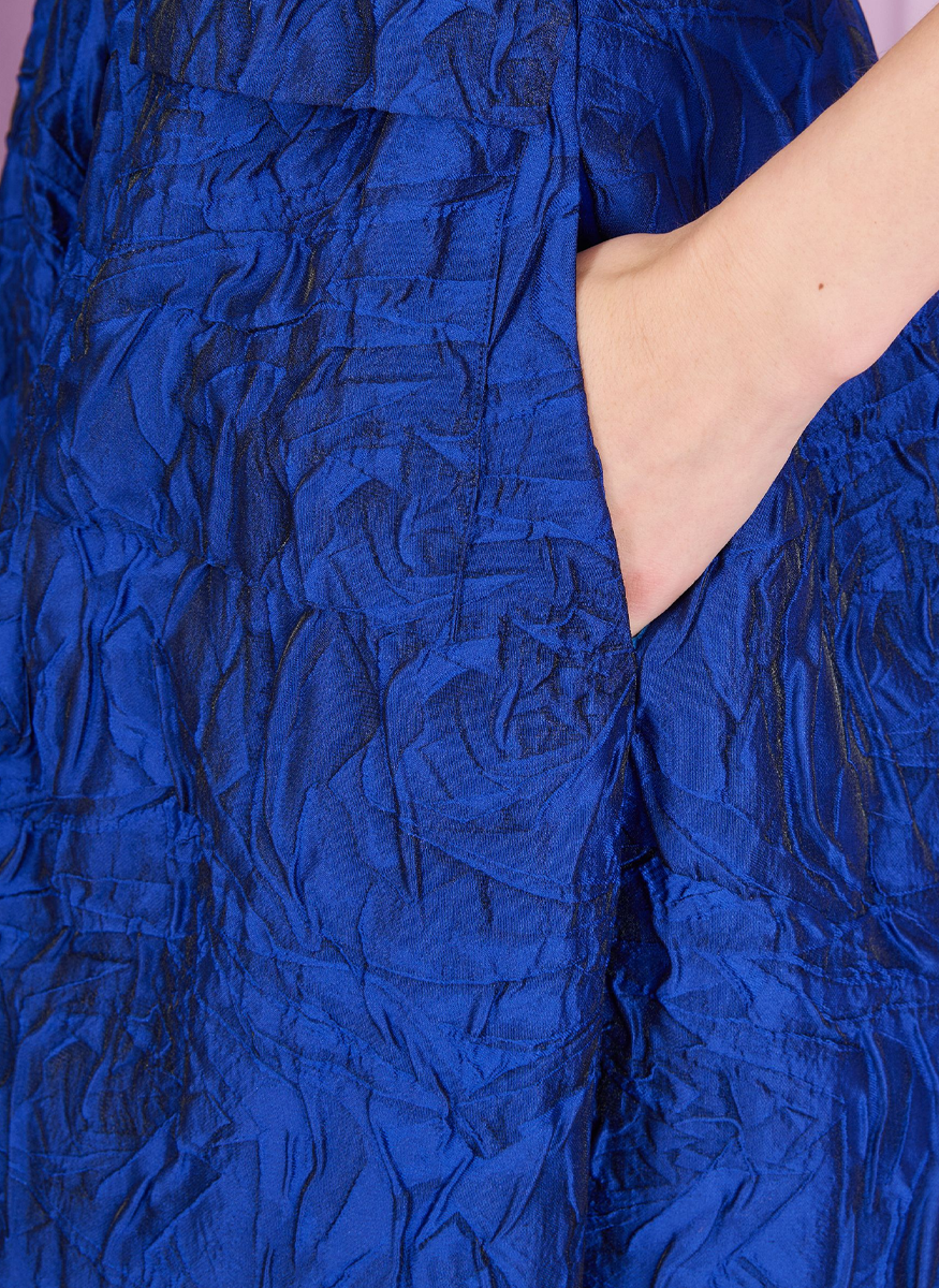 Ball Gown and Stole in Poiret Rose Jacquard - Talbot Runhof