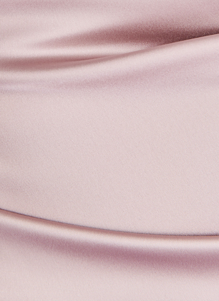 Evening Gown in Marble Stretch Satin Duchesse - Talbot Runhof
