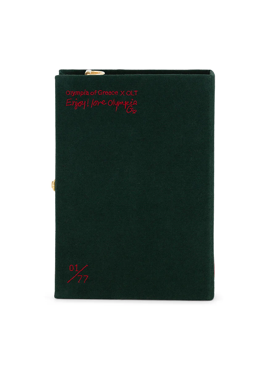 Dirty Martini Book Clutch with Strap - Olympia Le-Tan
