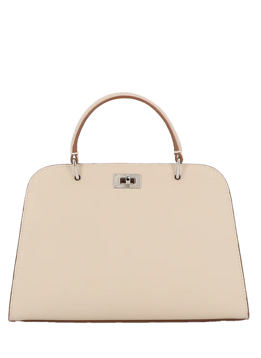 Opera Mini Top Handle Bag in Ivory