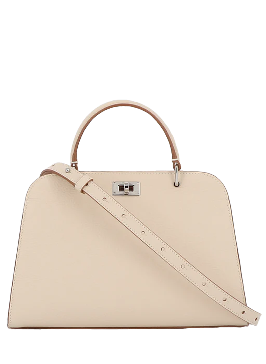 Opera Mini Top Handle Bag in Ivory - Michino Paris