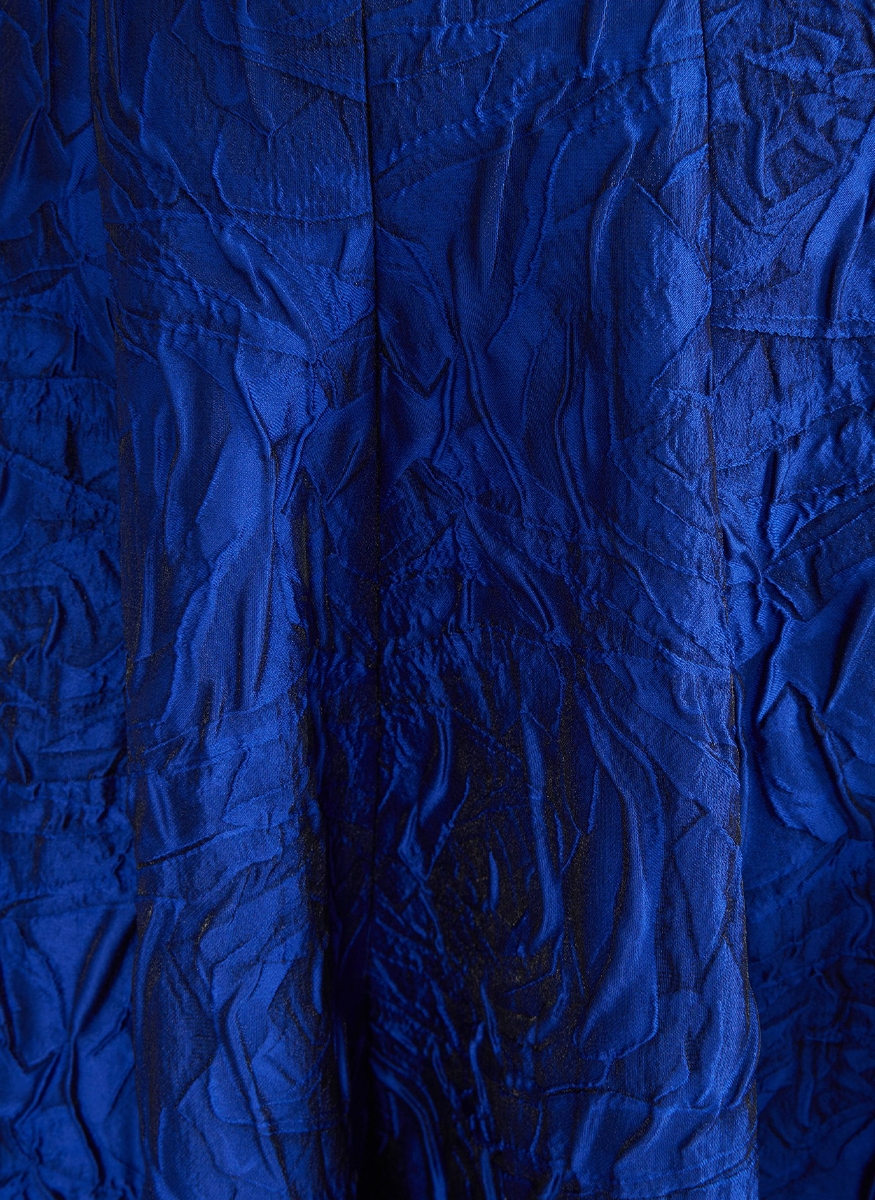 Ball Gown and Stole in Poiret Rose Jacquard - Talbot Runhof