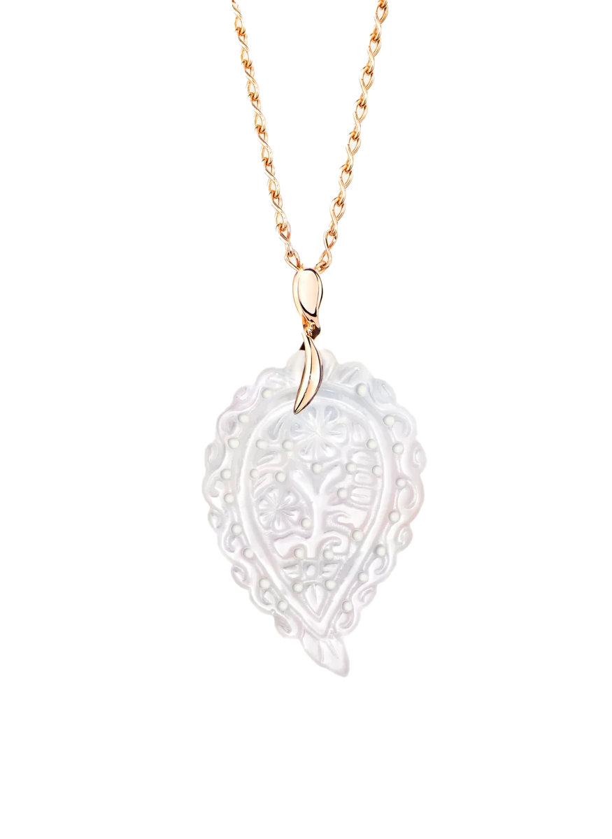 India Pendant Medium, Mother-of-Pearl