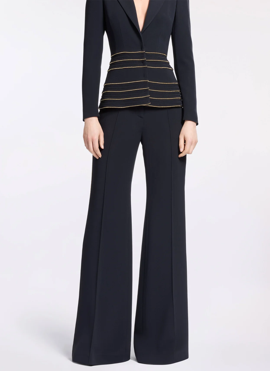 Embellished Cady Suit