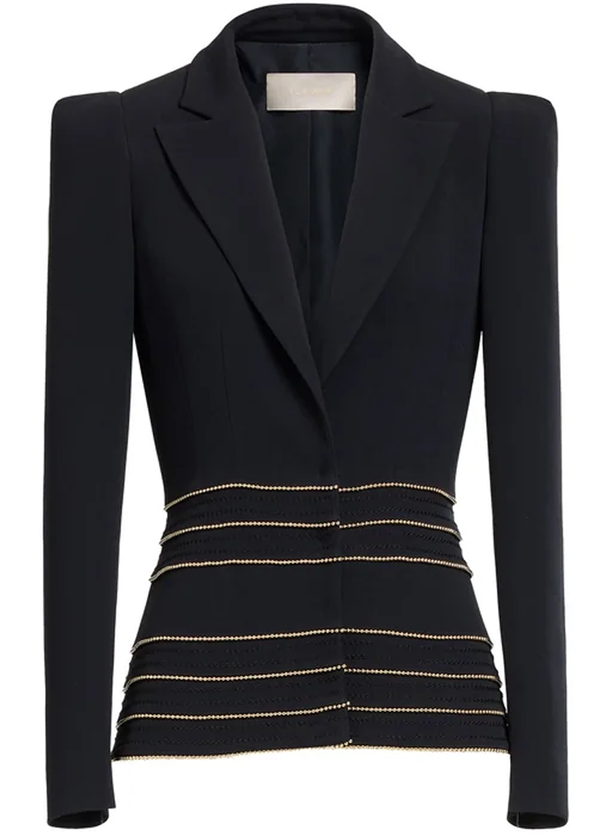 Embellished Cady Suit - Elie Saab