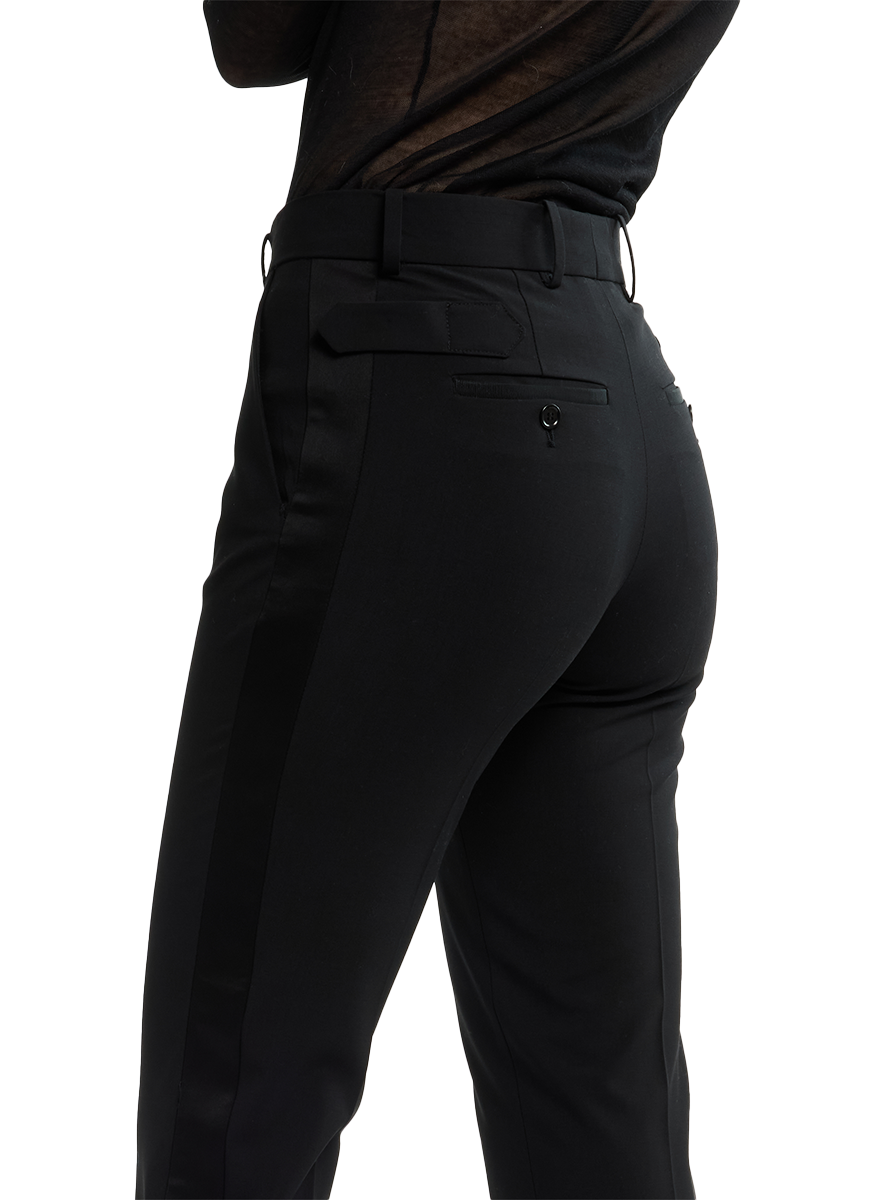 Cady Pants with Satin Detail - Elie Saab
