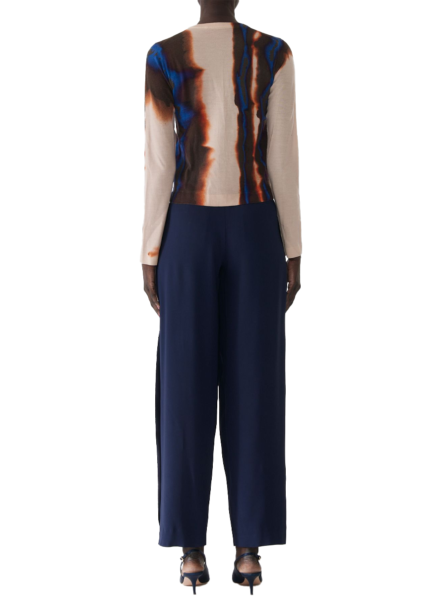 Burned Stripe Wool Twinset - Jason Wu Collection
