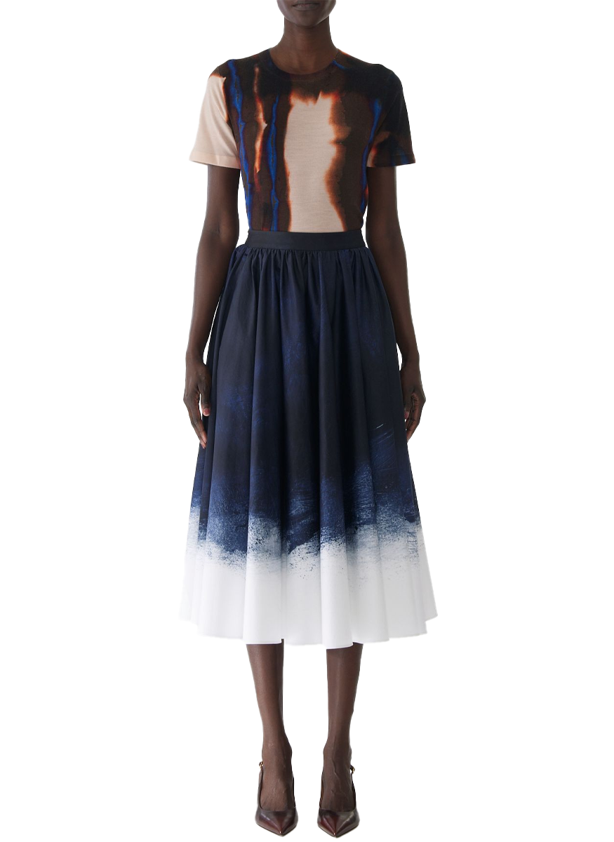 Burned Stripe Wool Twinset - Jason Wu Collection