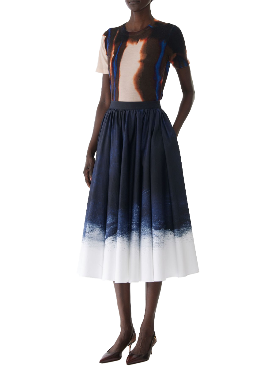 Burned Stripe Wool Twinset - Jason Wu Collection
