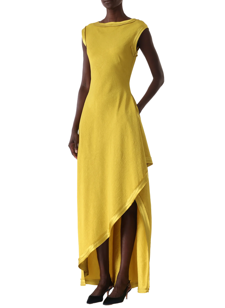 Washed Twill Asymmetrical Gown - Jason Wu Collection