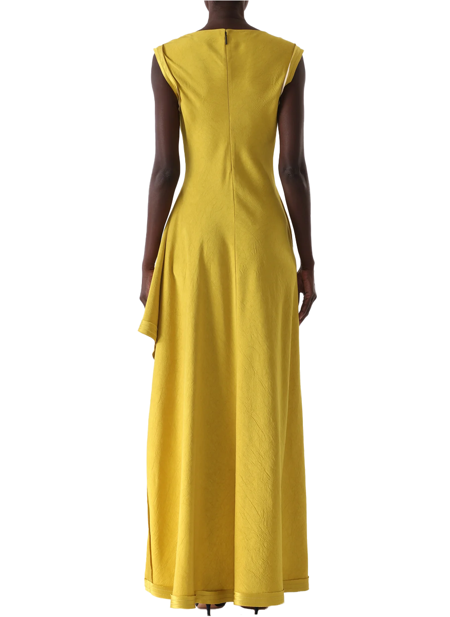 Washed Twill Asymmetrical Gown - Jason Wu Collection