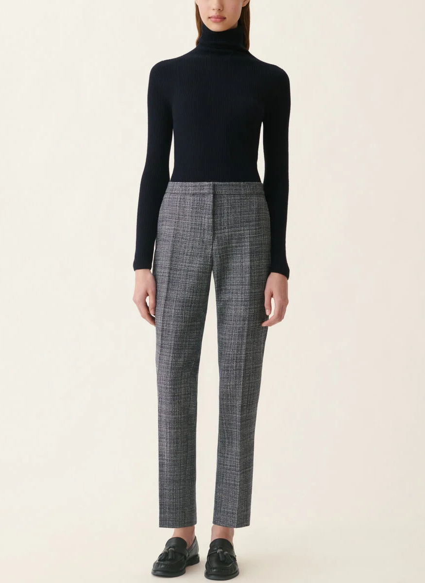 Montefalco Trousers in Mouliné - Fabiana Filippi