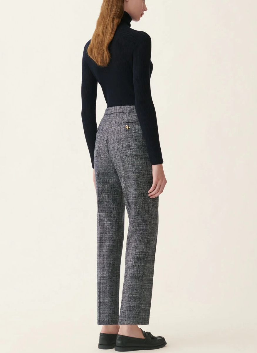 Montefalco Trousers in Mouliné - Fabiana Filippi
