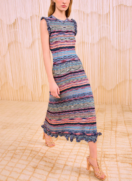 Ajak Sleeveless Knit Midi Dres – Elizabeth Anthony