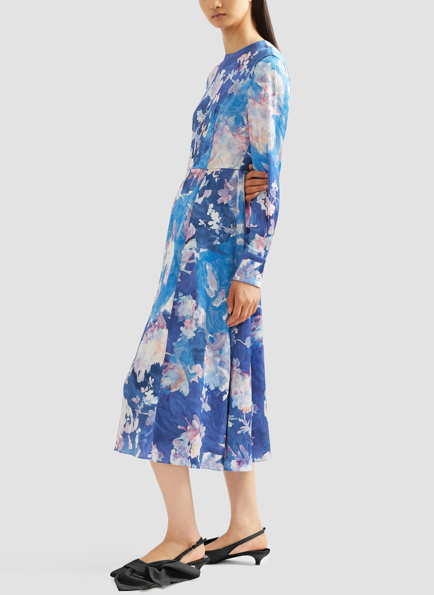 Long Sleeve Midi Cocktail Dress - Erdem