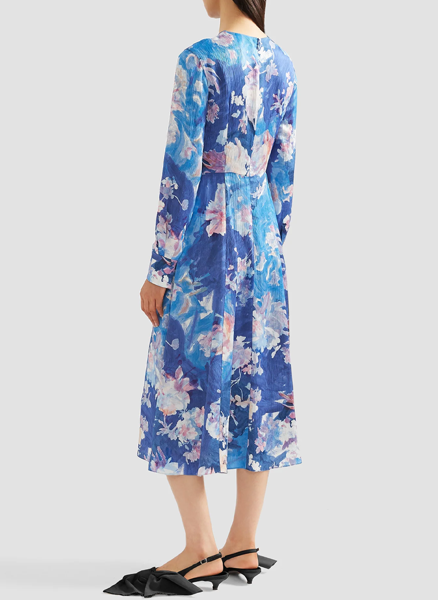 Long Sleeve Midi Cocktail Dress - Erdem
