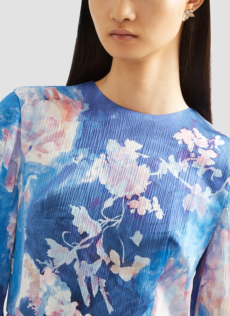 Long Sleeve Midi Cocktail Dress - Erdem