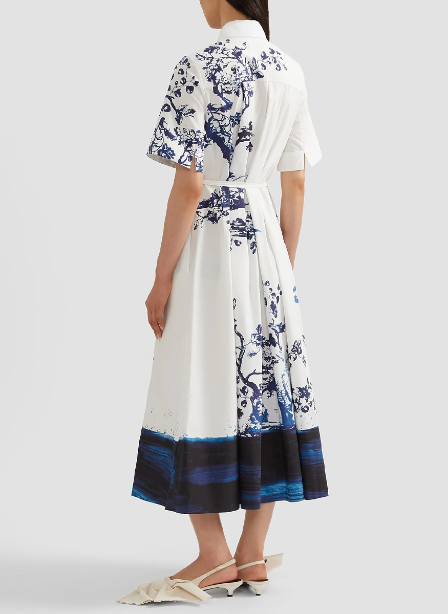 Short Sleeve Shirt Dress - Erdem