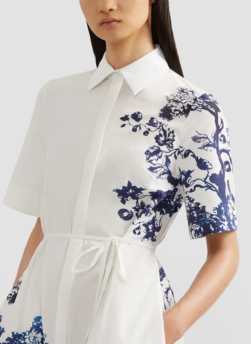 Short Sleeve Shirt Dress - Erdem