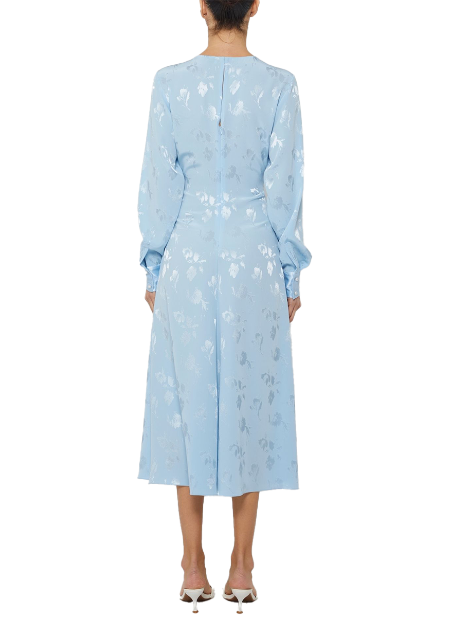 Long Sleeve Ruched Front Dress - Prabal Gurung