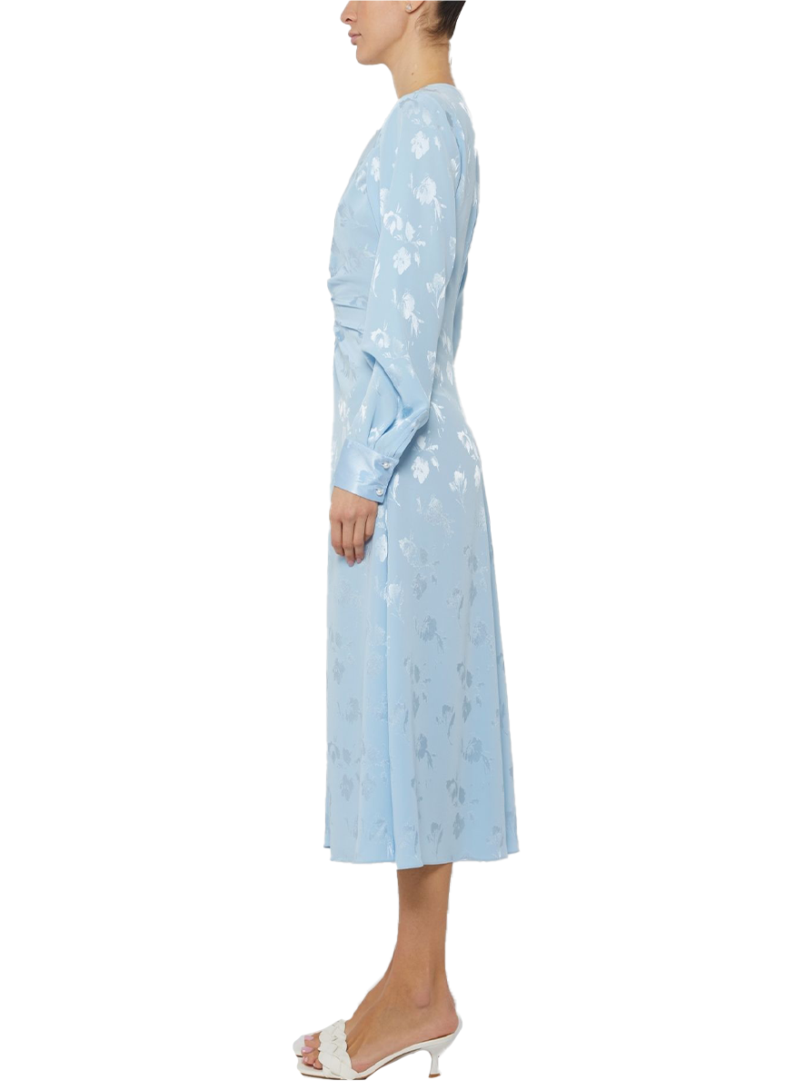 Long Sleeve Ruched Front Dress - Prabal Gurung