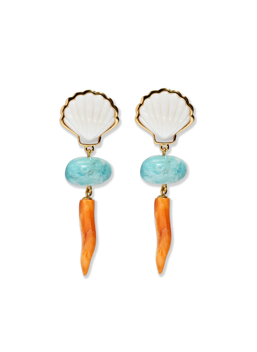 Luna Drop Earrings - Lizzie Fortunato