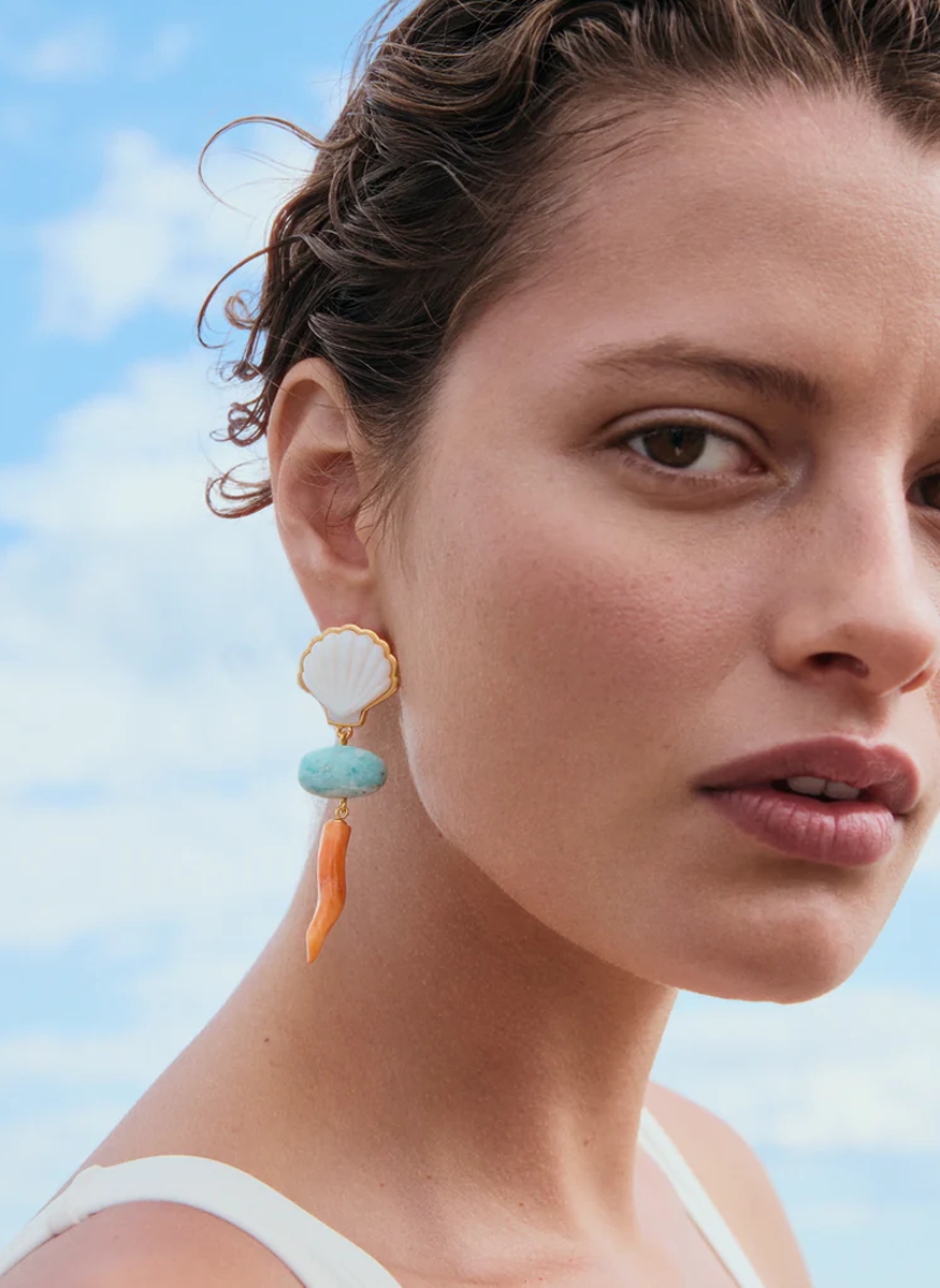 Luna Drop Earrings - Lizzie Fortunato