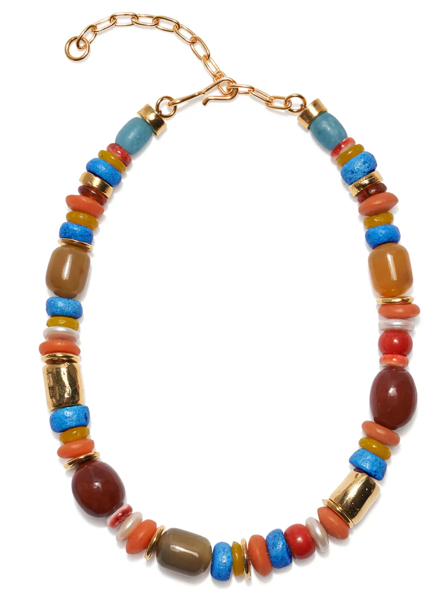 Souvenir Necklace in Sienna - Lizzie Fortunato