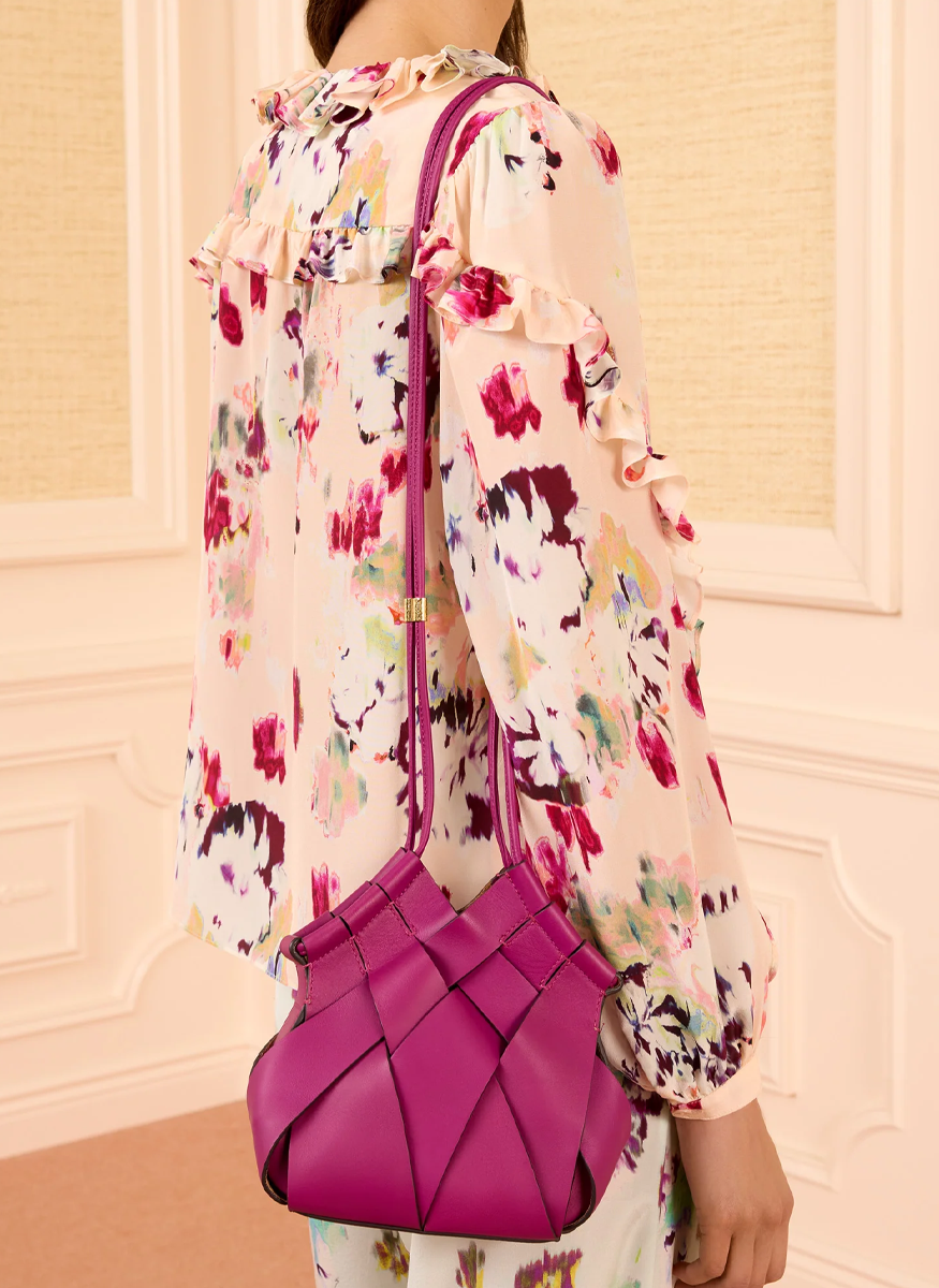 Charlotte Crossbody Bag in Orchid - Ulla Johnson